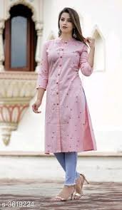 pink kurtis