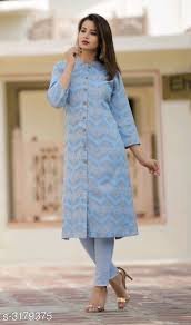 kurti blue